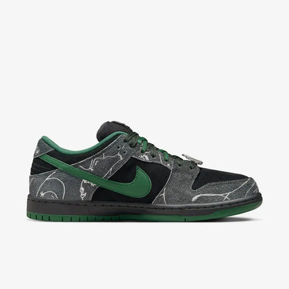 There Skateboards x Nike SB Dunk Low Anthracite and Gorge Green