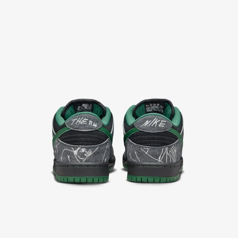 There Skateboards x Nike SB Dunk Low Anthracite and Gorge Green