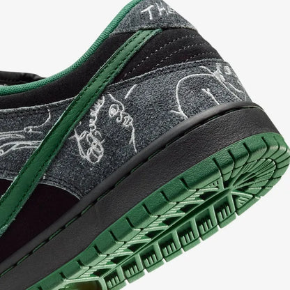 There Skateboards x Nike SB Dunk Low Anthracite and Gorge Green