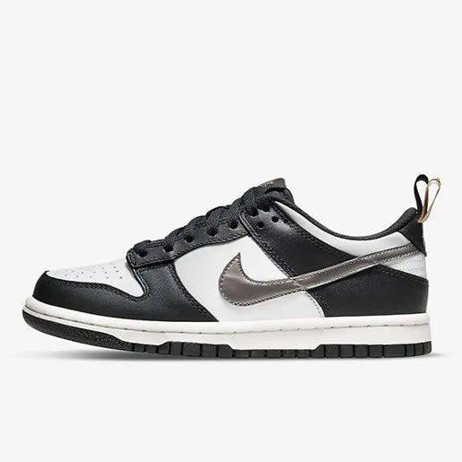 nike-dunk-low-black-white-metallic